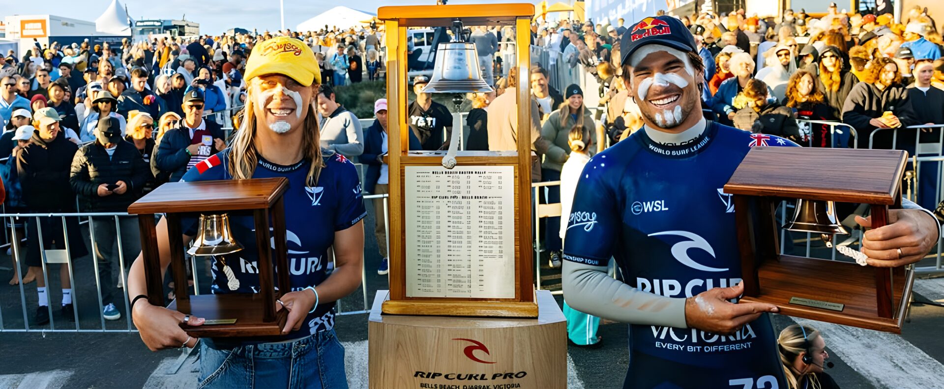 Isabella Nichols et Jack Robinson vainqueurs du Rip Curl Pro Bells Beach 2025